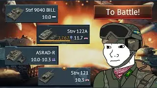 Grinding Strv 122A by Tech Tree Vehicles | War Thunder