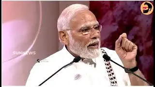 P M Modi trying to speak Tamil/Thirukural