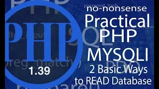Advance PHP | Basic MYSQLI - video #39
