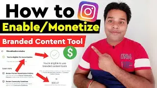 How to Instagram Enable and Monetize Branded Content Tool in 2022🤑Instagram Reels Monetization