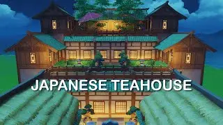 Inazuma Inspired Teahouse | Serenitea Pot | Cool Isle | Genshin Impact