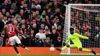 Omonia Goalkeeper || Francis Uzoho SAVES vs Manchester United