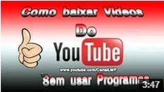 Como baixar videos do youtube sem programas 2014