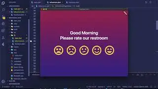 Restroom Rate aka Instant Feedback use Flutter to create Mobile App or Web App for kiosk