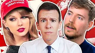 $50K MrBeast "Torture" Scandal Apology, Taylor Swift vs Donald Trump Controversy, & Today’s News