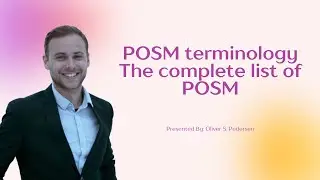 POSM terminology and examples - the complete list