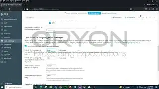 How to Limit the Number of Outgoing Messages in the plesk?