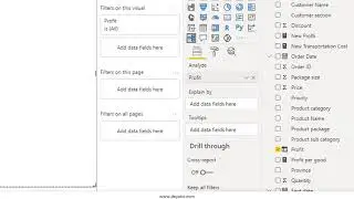 ابزار درخت تجزیه در پاور بی آی Decomposition Tree in power Bi