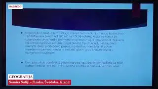 B7225   Geografija   Finska, Švedska, Islande   Samira Saliji