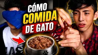 ¿QUE TENGO EN MI BOCA? (COMI COMIDA DE GATO!) | Con Brayan Estiven Ángel