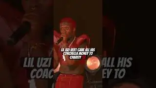 LIL UZI VERT DONATES HIS COACHELLA MONEY TO CHARITY 💯