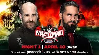 Cesaro vs. Seth Rollins - WWE Wrestlemania 2021 [FULL MATCH]
