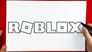 How to Draw Roblox Logo