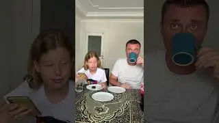 Папа пошутил над дочкой. Приколы, милота 