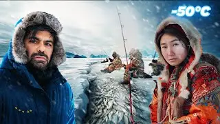 Ice fishing in the COLDEST inhabited place in the world