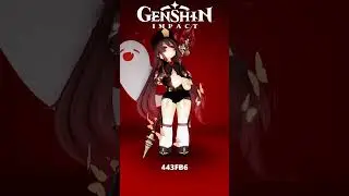 ROBLOX Genshin Hu Tao fit (Chibi Doll Girl) 