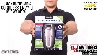 Unboxing the Andis Cordless Envy LI by Dave Diggs | 4K UHD by Dave Diggs