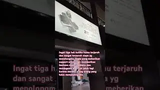 Ingatlah kebaikan seseorang padamu walaupun bantuan itu kecil nilainya..