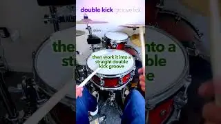 double kick groove lick drum lesson #drums #drumlessons