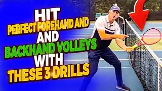 Hit Perfect forehand and backhand volleys with these 3 drills