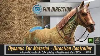 Dynamic Advanced Fur Material in Substance painter - Direction Controller