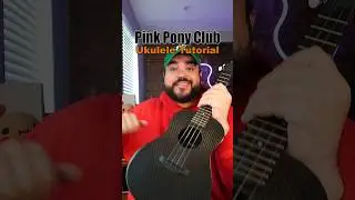 How to play PINK PONY CLUB by Chappell Roan (Ukulele Tutorial) #shorts