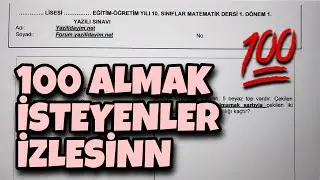 10.Sınıf Matematik 1.Dönem 1.Yazılı