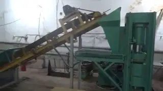 Автоматический гиперпресс АКС-9П. Реальная работа станка!