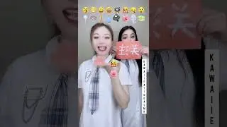 Funny Sisters Emoji Eating Challenge | 