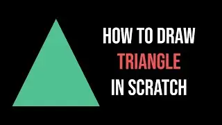 Draw Triangle in Scratch 3.0 - Absolute For Beginners. Scratch Beginners Project