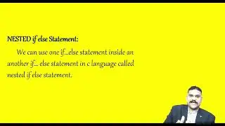 nested if else | Nested if else in c