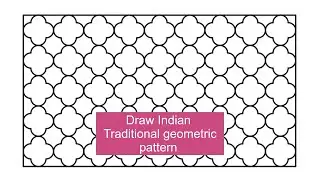 Draw Indian traditional geometric pattern 4