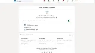 LinkedIn Adobe Photoshop Assessment Test