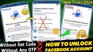 How To Unlock Facebook Account Without get Code | Facebook Account Unlock Kaise Kare | Facebook lock