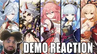 Reacting to Every Genshin Impact Character Demo on Stream!!! Pt.2 | Genshin Impact