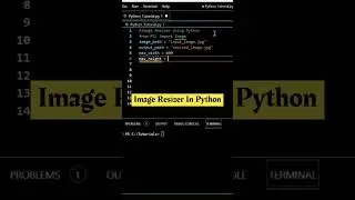 Image Resizer in Python 