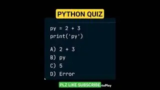 Simple Python Quiz 