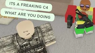 Blowing up buildings as the mayor in roblox