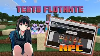 Texto Flotante Con NPC Fácil y Rápido / JAVA Y BEDROCK