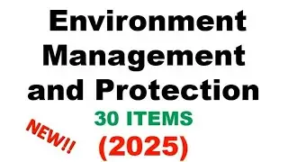 NEW ENVIRONMENT MANAGEMENT AND PROTECTION PRACTICE TEST | CIVIL SERVICE EXAM REVIEWER