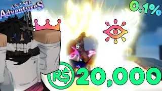 I Made My Vegito OVERPOWERED With UNIQUE AND DIVINE In Roblox Anime Adventures!