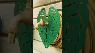Держатель для садового шланга настенный и в грунт