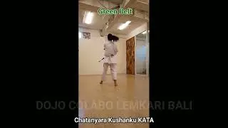 Berlatih KATA CHATANYARA KUSHANKU - Shitoryu KATA (by jessica Lemkari Bali - sabuk hijau)