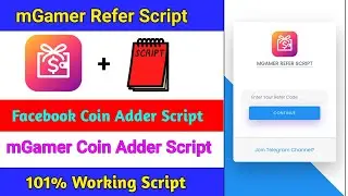 MGAMER NEW COIN ADD SCRIPT | New mGamer Refer Script | New Earning App Today ||