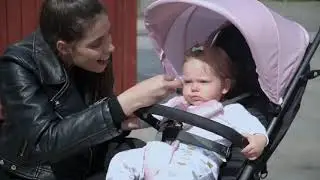 pouch q3 fashionable carry cot portable and foldable baby stroller