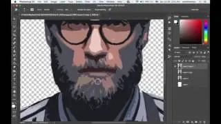 cartoon effect with filter and smudge | photoshop tutorial-تعديل الكارتون