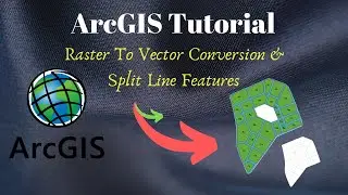 Raster to Vector Conversion & Split Line Features at their Intersection Point in ArcGIS