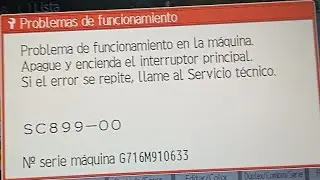 error sc899 ricoh MP c4504
