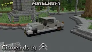 Minecraft: Old Car (Citroen ds 19) | Tutorial