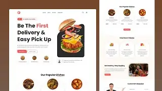 HOW TO CREATE A RESPONSIVE RESTAURANT WEBSITE USING HTML, CSS & JAVASCRIPT